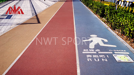 NWT Sports Rubber Running Track Park Trail Project 3