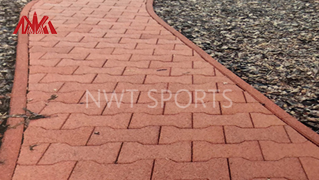 RUBBER FLOORING TILES PROJECTS FOR park trail